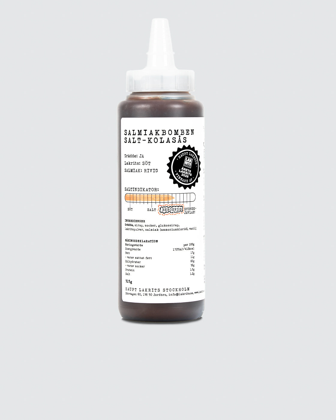 Salmiakbomben Saltkaramelsauce